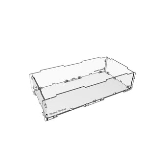 Crystal Fortress Acrylic Case Orca 2 for securely displaying Warhammer 40K miniatures. High-quality, durable design. Made in the USA.