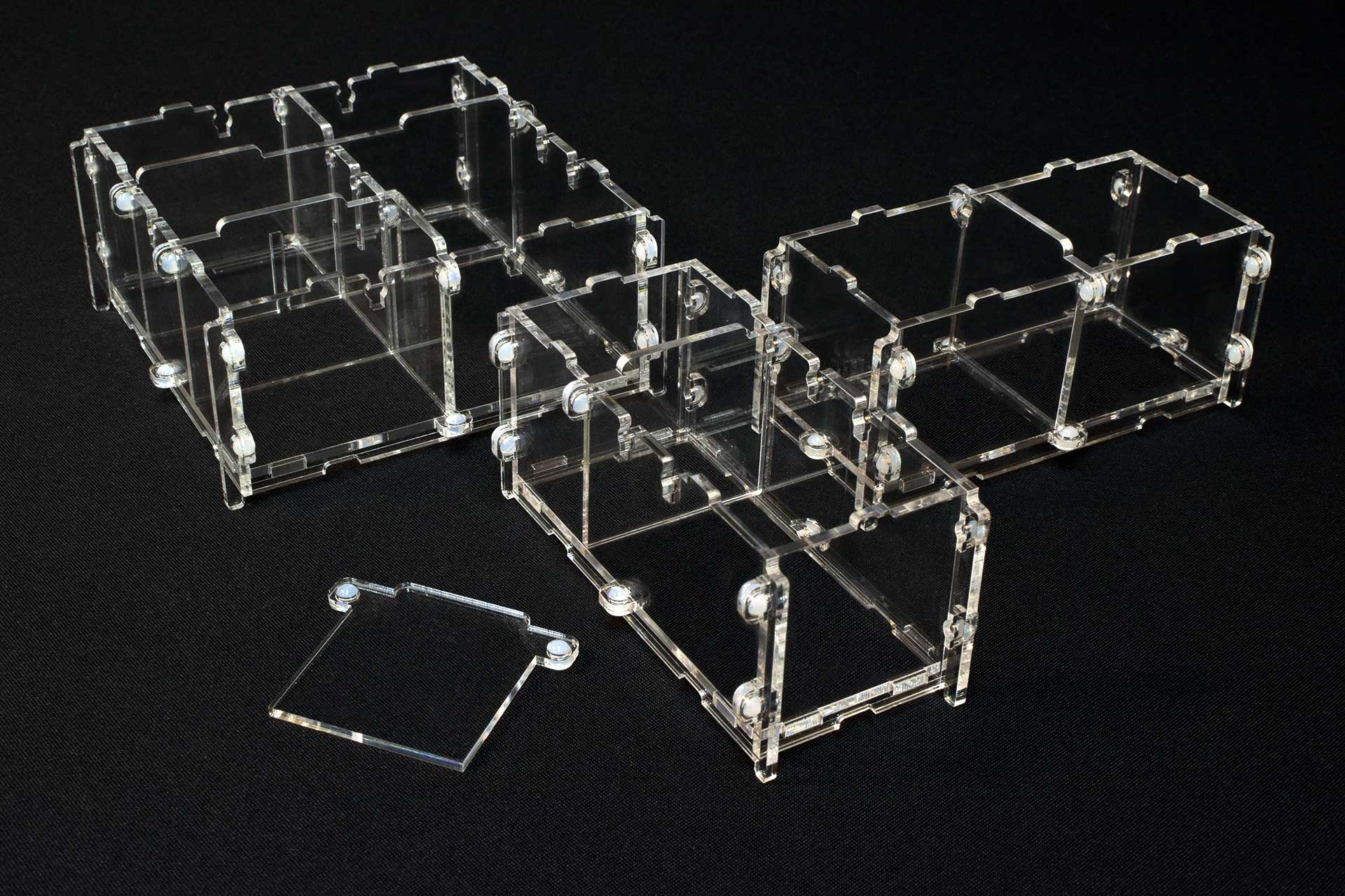 Crystal Fortress: Magnetic Acrylic Display Cases